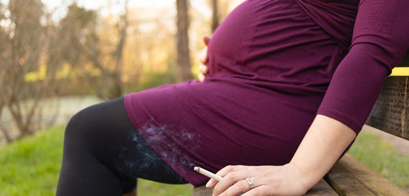 Consommation de tabac pendant la grossesse