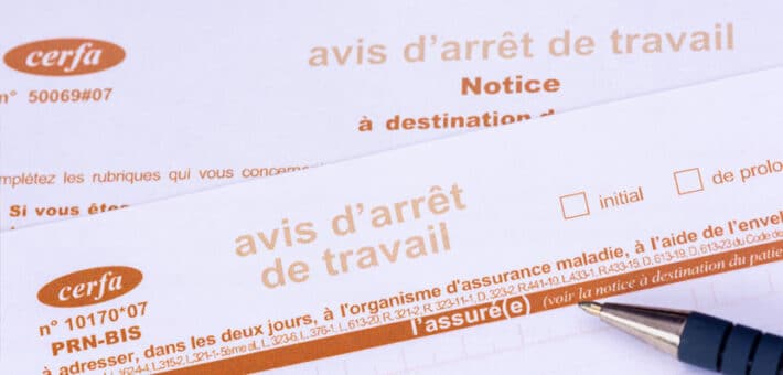 Arrêt maladie Arrêt de travail