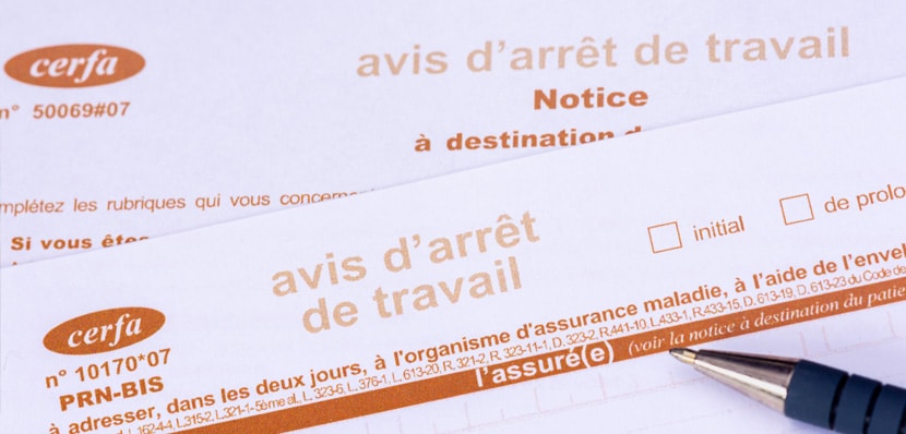 Arrêt maladie Arrêt de travail