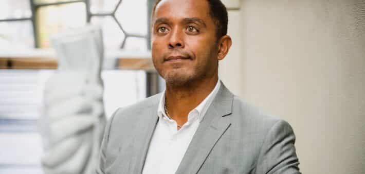 Portrait d'Eric Chenut, président de la Mutualité Française