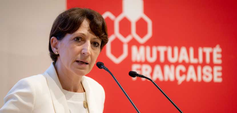 Caroline Gadou, directrice générale de l'Anact (Agence nationale pour l’amélioration des conditions de travail) à l’occasion d’une conférence sur la santé des femmes au travail.