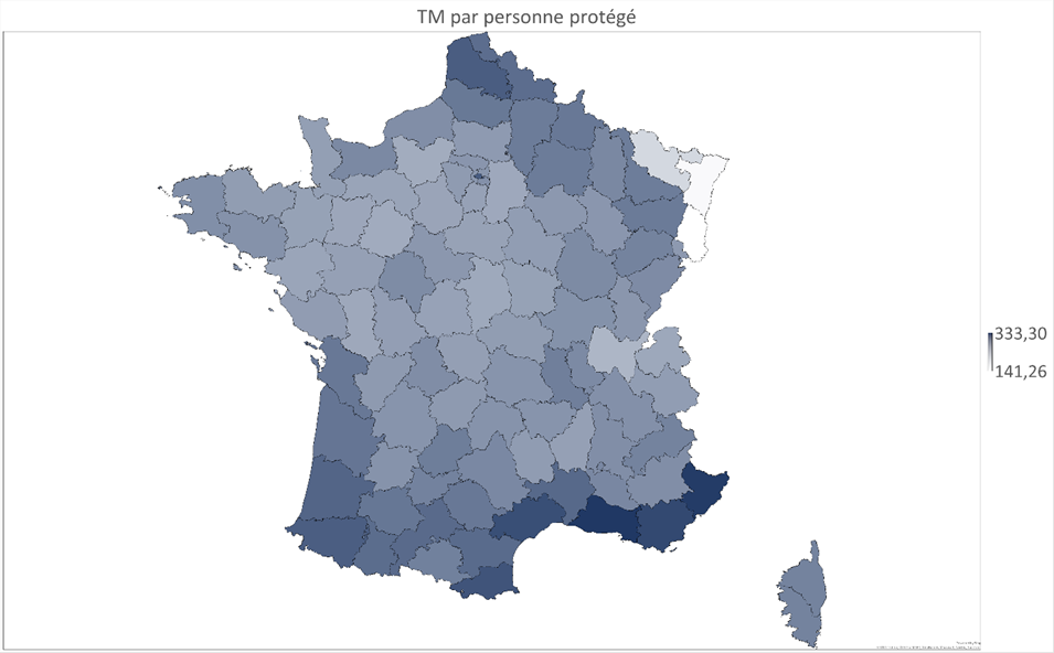 Ticket modérateur par personne protégée